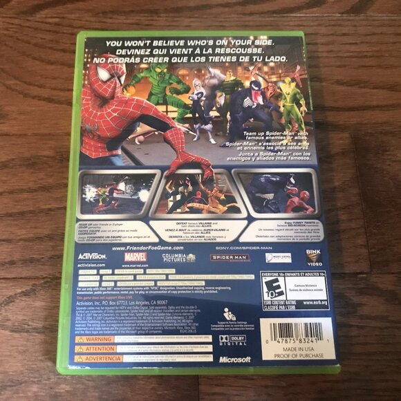 Spiderman Friend Or Foe XBOX 360 - Picture 2 of 4
